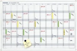 FRANKEN Planungstafel JetKalender, Jahreskalender, 12 Monate