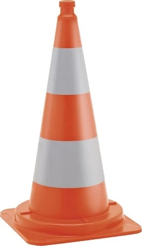 Verkehrskegel, Leitkegel Tagesleuchtend, PVC, Orange/weiß, Höhe 750 Mm 6 Verkehrskegel, Leitkegel Tagesleuchtend, PVC, Orange/weiß, Höhe 750 Mm – Bild 4
