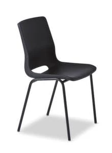 Besucherstuhl, 4-Fuß Verchromt, Sitz Rot, Rücken Rot 8 Besucherstuhl, 4-Fuß Verchromt, Sitz Rot, Rücken Rot – Bild 7