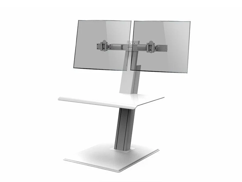 Humanscale QuickStand Eco Dual Steh-Sitz Arbeitsplatz, Weiß 3 Humanscale QuickStand Eco Dual Steh-Sitz Arbeitsplatz, Weiß