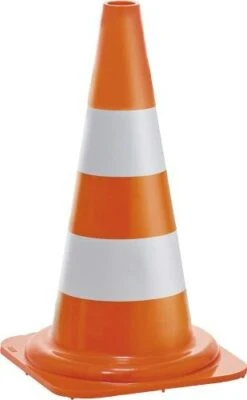 Verkehrskegel, Leitkegel Teilreflektierend, PVC, Rot/weiß, Höhe 320 Mm -vidaXL Geschäft 1bc103bd 5b15 49d3 8872 f820c59c5809 1