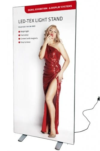 LED-TEX Lightbox Stand, Doppelseitig 85x200cm 5 LED-TEX Lightbox Stand, Doppelseitig 85x200cm – Bild 3