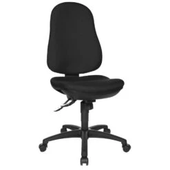 Topstar Bürodrehstuhl Bandscheiben Schreibtischstuhl Drehstuhl Bürostuhl Schwarz 210190