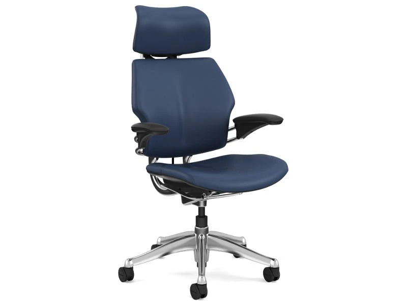 Humanscale Bürostuhl Leder Freedom Headrest F211AQ429N, Braun 4 Humanscale Bürostuhl Leder Freedom Headrest F211AQ429N, Braun – Bild 2
