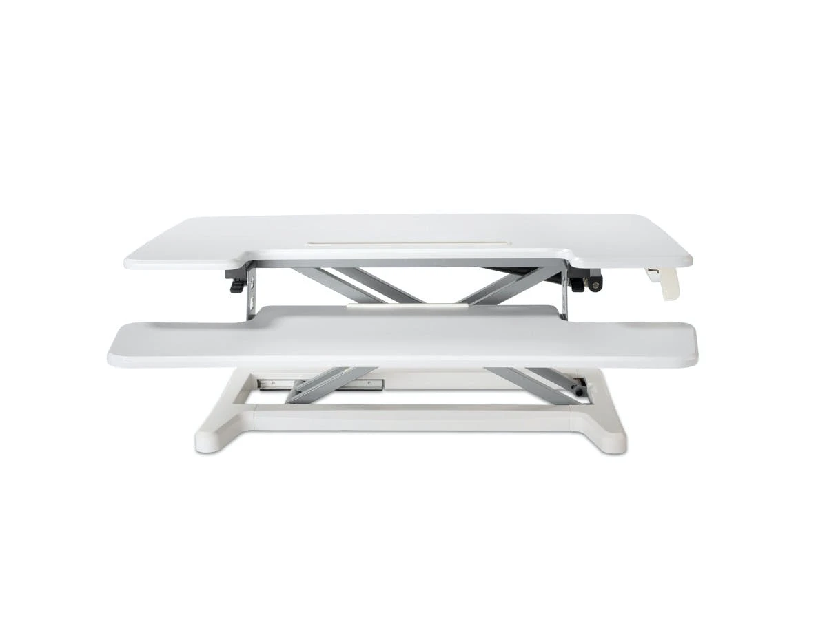 Humanscale QuickStand Eco Dual Steh-Sitz Arbeitsplatz, Weiß 7 Humanscale QuickStand Eco Dual Steh-Sitz Arbeitsplatz, Weiß – Bild 5