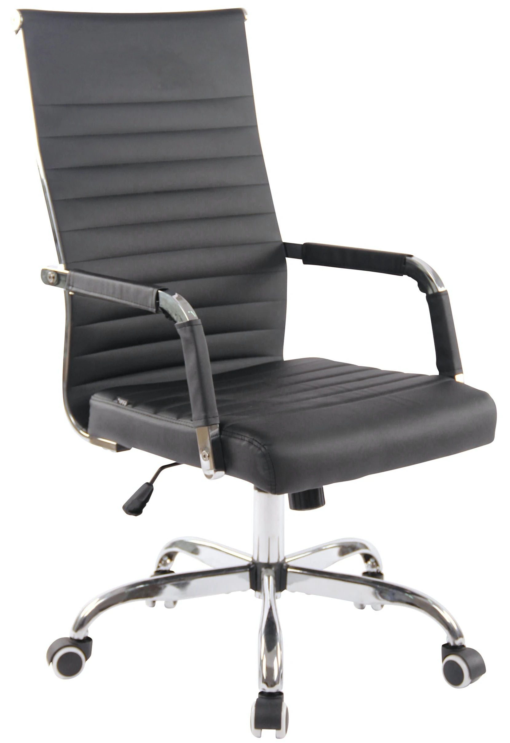 Bürostuhl Amadora Kunstleder Hellbraun 4 Bürostuhl Amadora Kunstleder Hellbraun – Bild 2