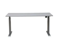 PROREGAL Elektrisch Höhenverstellbarer Schreibtisch Zebra | HxBxT 70-116x140x80 Cm | Silber-Buche -vidaXL Geschäft 2dd9c28a 7514 46b7 85c6 510cd78b2cba