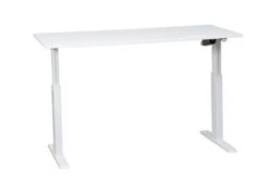 PROREGAL Elektrisch Höhenverstellbarer Schreibtisch Zebra | HxBxT 70-116x160x80 Cm | Weiß-Weiß -vidaXL Geschäft 2f192598 b3a7 4e23 87cf f2317ab2435c