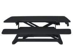 ROLINE PC-Steh-Arbeitsplatz, Höhenverstellbar, Schwarz / Grau -vidaXL Geschäft 368f93e5 2c3f 4e75 a6a0 e89a5478afee