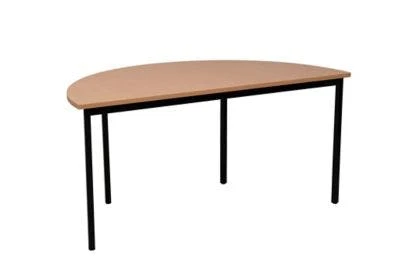 PROREGAL Bürotisch Wolf | Halbkreis | HxBxT 75x160x80 Cm | Schwarz-Buche 8 PROREGAL Bürotisch Wolf | Halbkreis | HxBxT 75x160x80 Cm | Schwarz-Buche – Bild 6