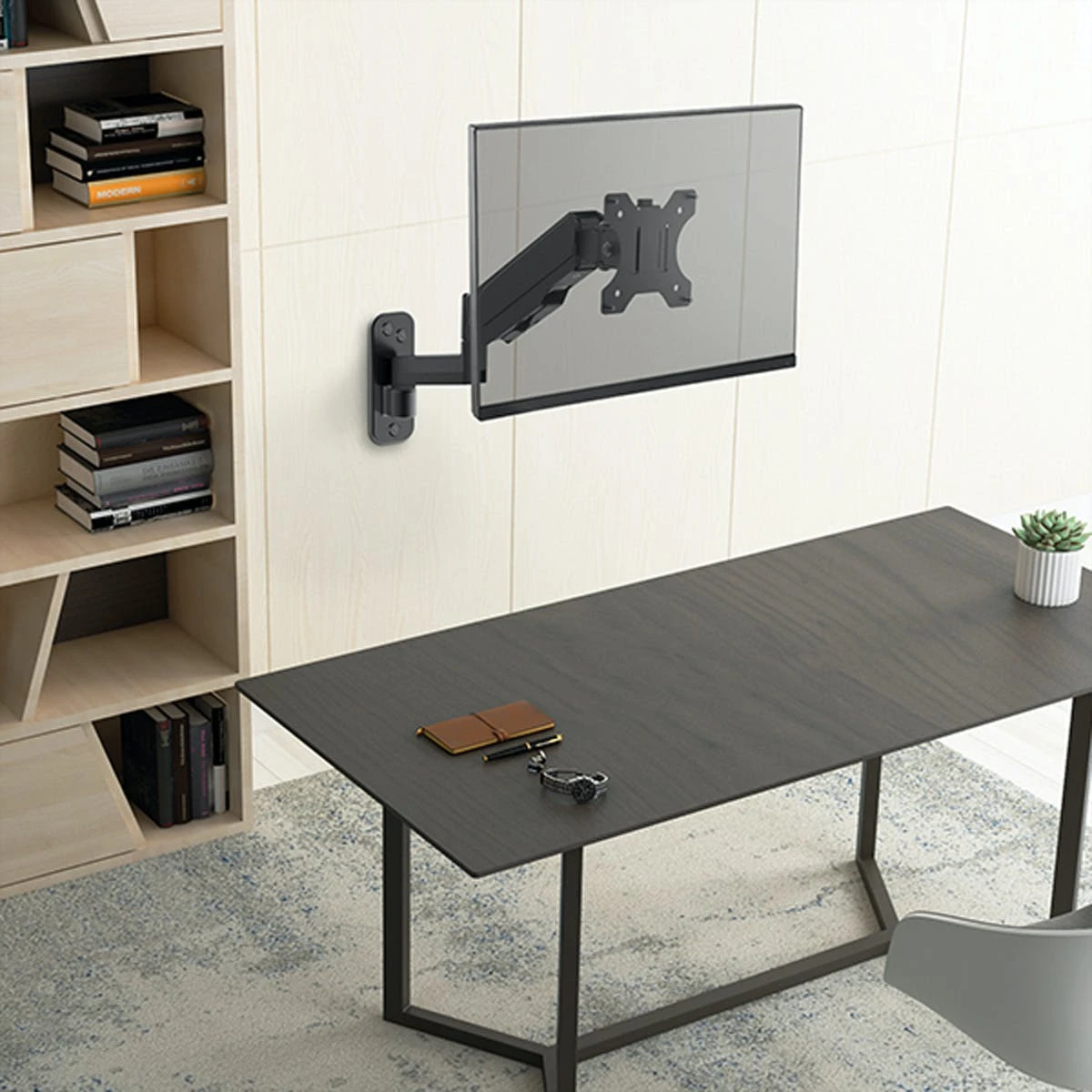 VALUE LCD-Arm, Wandmontage, 5 Gelenke, Schwarz 8 VALUE LCD-Arm, Wandmontage, 5 Gelenke, Schwarz – Bild 6