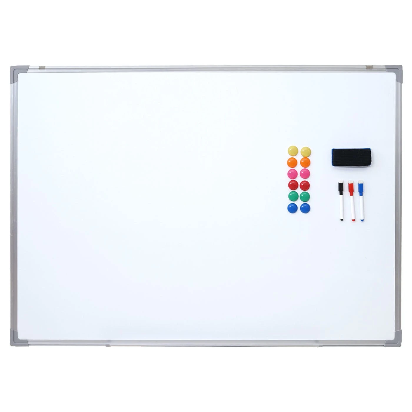 Whiteboard HWC-C84, Magnettafel Memoboard Pinnwand, Inkl. Zubehör ~ 110x80cm 3 Whiteboard HWC-C84, Magnettafel Memoboard Pinnwand, Inkl. Zubehör ~ 110x80cm