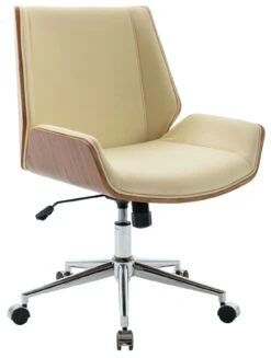 Bürostuhl Zwolle Kunstleder Walnuss/schwarz -vidaXL Geschäft 46a9c287 a775 4679 bf2d 2bff2ca51518