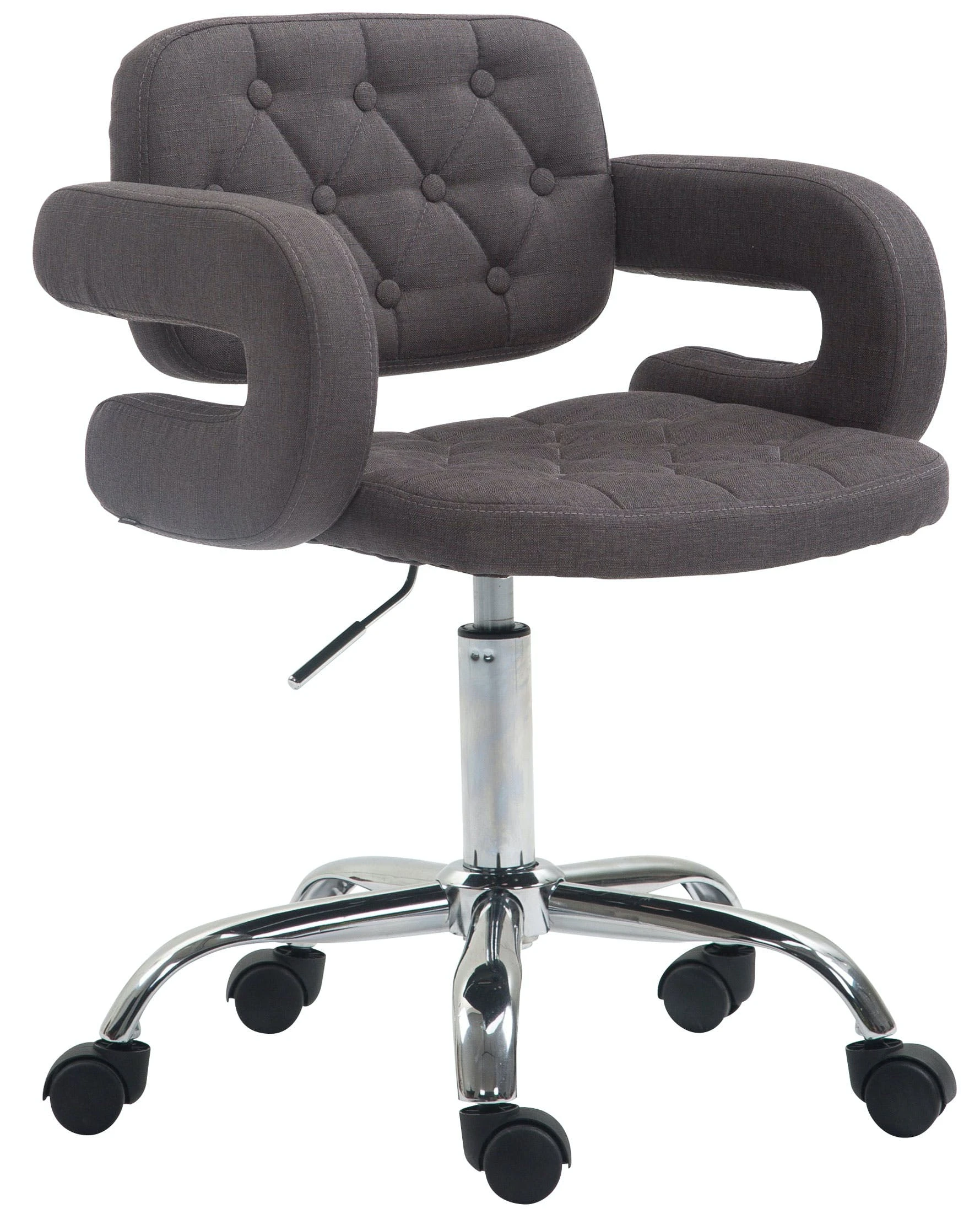 Arbeitshocker Dublin Stoff Taupe 4 Arbeitshocker Dublin Stoff Taupe – Bild 2