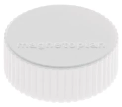 Magnet Discofix Magnum, 10 Stück Einfarbig Rot