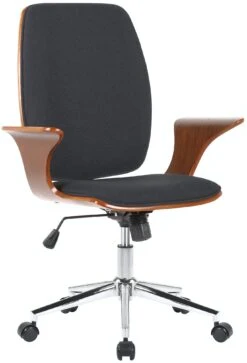 Bürostuhl Burbank Kunstleder Walnuss/schwarz -vidaXL Geschäft 65cb500a fac1 4ce8 ab18 afb0b03032bc