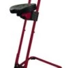 Stehhilfe, Sitz PU-Schaum Schwarz, Sitz H 600-850mm, Gestell Rot -vidaXL Geschäft 66165dd1 f712 4174 9d03 4e5f6e5cf053 1