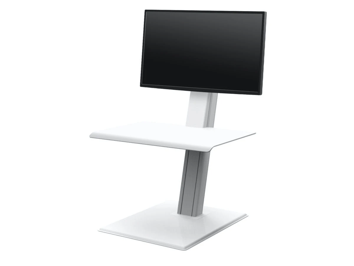 Humanscale QuickStand Eco Dual Steh-Sitz Arbeitsplatz, Weiß 4 Humanscale QuickStand Eco Dual Steh-Sitz Arbeitsplatz, Weiß – Bild 2