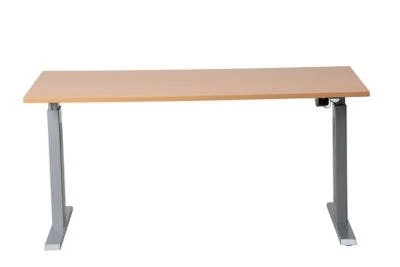 PROREGAL Elektrisch Höhenverstellbarer Schreibtisch Zebra | HxBxT 70-116x180x80 Cm | Weiß-Buche 4 PROREGAL Elektrisch Höhenverstellbarer Schreibtisch Zebra | HxBxT 70-116x180x80 Cm | Weiß-Buche – Bild 2