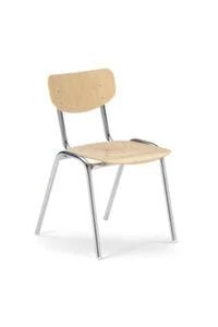 Besucherstuhl, 4-Fuß Verchromt, Sitz Rot, Rücken Rot 3 Besucherstuhl, 4-Fuß Verchromt, Sitz Rot, Rücken Rot – Bild 2