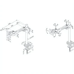 ROLINE LCD-Arm Trägerstange, 3 Gelenke, Tischmontage -vidaXL Geschäft 711100bc 3a67 4812 9dc1 b41eff59bfeb