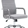 Bürostuhl Amadora Stoff Grau