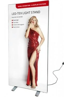 LED-TEX Lightbox Stand, Doppelseitig 85x200cm 10 LED-TEX Lightbox Stand, Doppelseitig 85x200cm -vidaXL Geschäft 78eaa38f 8e68 43cf b30f 7038c02ffefb