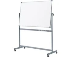 Maul Mobiles Whiteboard, Drehbahr, Emalliert, 100 X 180 Cm, Stufenlose Schrägstellung