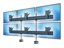 MonLines Flat 2er Display Tischhalterung Einbau MA 25-32Zoll WS XL, Schwarz -vidaXL Geschäft 7d4df4d0 5a48 4581 a1a9 db3e6239c3d1