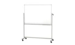 Maul Mobile Drehtafel, HxB 1950x2350mm, Magnethaftend, Tafel Weiß, Ablageschale, Rahmen Alu, Silber, Gestell Grau -vidaXL Geschäft 8623c485 7430 48d9 9c89 81058d25d653
