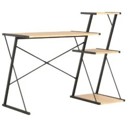 VidaXL Computertisch Schwarz Und Eiche 120x72x70 Cm 15 VidaXL Computertisch Schwarz Und Eiche 120x72x70 Cm -vidaXL Geschäft 86646c30 ad56 4231 a67e 57a0753a689f 3