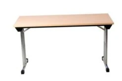 PROREGAL Klapptisch Lizard | T-Fuß-Gestell-Rund | HxBxT 75x140x70 Cm | Chrom-Grau -vidaXL Geschäft 8956d8b6 7715 4f97 8a2c e3259b647117