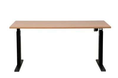 PROREGAL Elektrisch Höhenverstellbarer Schreibtisch Zebra | HxBxT 70-116x180x80 Cm | Weiß-Buche 5 PROREGAL Elektrisch Höhenverstellbarer Schreibtisch Zebra | HxBxT 70-116x180x80 Cm | Weiß-Buche – Bild 3