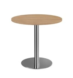 Säulentisch - Rund - 750 X Ø 800 Mm - Chrom/lichtgrau 338520 -vidaXL Geschäft 947643c7 c402 479c 9a98 b0dd1d14a0f5