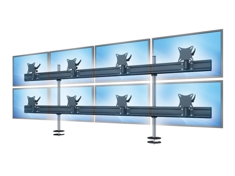 MonLines Flat 3+3 Display Tischhalterung Einbau MA 25-32Zoll WS XL, Schwarz 9 MonLines Flat 3+3 Display Tischhalterung Einbau MA 25-32Zoll WS XL, Schwarz – Bild 7