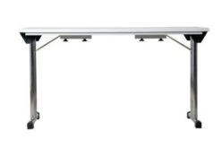 PROREGAL Klapptisch Lizard | T-Fuß-Gestell-Rund | HxBxT 75x140x70 Cm | Chrom-Grau -vidaXL Geschäft a1f56a1a b892 4dd8 9841 e342b24ceebd