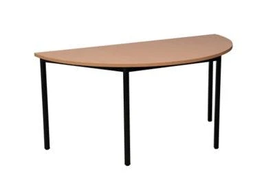 PROREGAL Bürotisch Wolf | Halbkreis | HxBxT 75x160x80 Cm | Schwarz-Buche 9 PROREGAL Bürotisch Wolf | Halbkreis | HxBxT 75x160x80 Cm | Schwarz-Buche – Bild 7