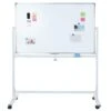 Whiteboard HWC-C85, Magnettafel Memoboard Pinnwand, Mobil Rollbar Inkl. Zubehör ~ 150x100cm -vidaXL Geschäft a7144304 42be 4227 a883 6ee9e1a68ee6