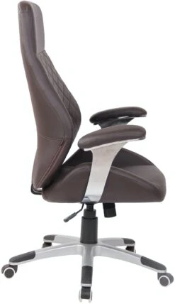 Bürostuhl Layton Kunstleder Braun -vidaXL Geschäft c418dd29 5c84 4a91 9147 74c50f08244e