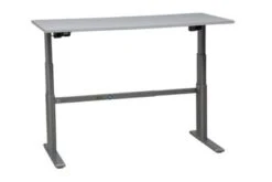 PROREGAL Elektrisch Höhenverstellbarer Schreibtisch Elk | HxBxT 63-128x180x80 Cm | Silber-Grau -vidaXL Geschäft c7b9a80a 22fc 402c 81a7 fe31ddcb15dc