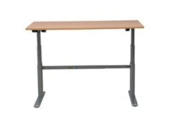 PROREGAL Elektrisch Höhenverstellbarer Schreibtisch Elk | HxBxT 63-128x180x80 Cm | Silber-Grau -vidaXL Geschäft d50552a5 caba 4446 99c6 5e89d4862819