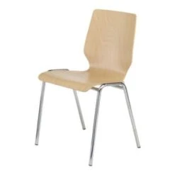 Traversenbank, 3 Sitze, BxT 1800x600mm, Sitzschale Holz Buche, Rückenform Tailliert, T-Fuß Verchromt -vidaXL Geschäft de29a203 4fc3 449a 9993 a310da89576f 3