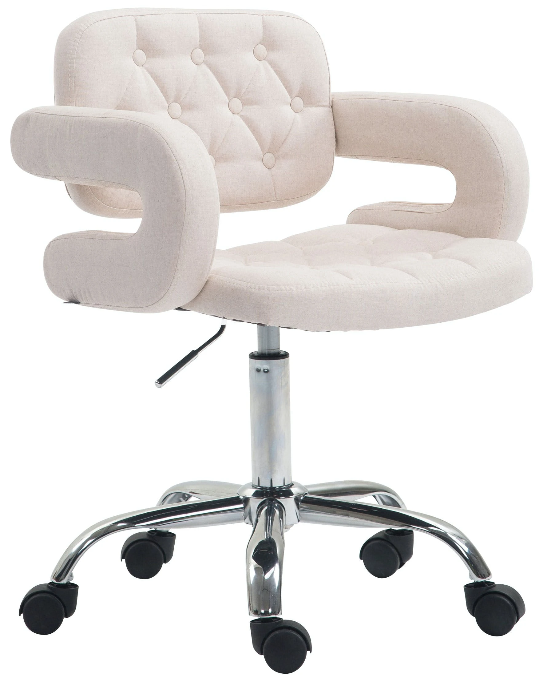 Arbeitshocker Dublin Stoff Taupe 5 Arbeitshocker Dublin Stoff Taupe – Bild 3