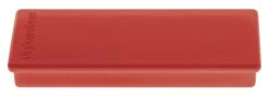 Rechteckmagnet, 10 Stück Einfarbig Rot