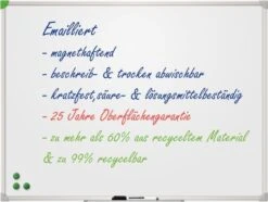 Whiteboard Schreibtafel U-Act, 60x80cm, Magnethaftend, Weiß, -vidaXL Geschäft ef972b5a ef56 47d7 89ae 2fbac518c322