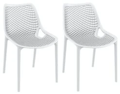 2er Set Stuhl Air Weiß