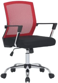 Bürostuhl Glendale Schwarz/rot -vidaXL Geschäft f92600ea 7714 473c 9693 edc4393d70c2